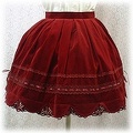 baby skirt velveteenscalloped color