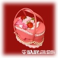 baby bag strawberrycake color
