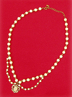 baby necklace pearlprincessdropmotif