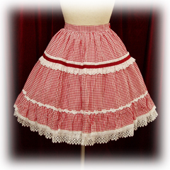 baby skirt ginghamcheck color1