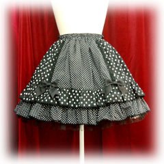baby skirt polkadotribbonfrill color4