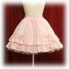 baby skirt polkadotribbonfrill color1
