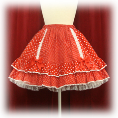 baby skirt polkadotribbonfrill color