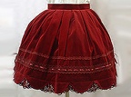 baby skirt velveteenscalloped
