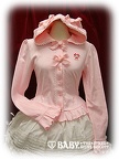 baby cardigan usakumyaembroiderybunnyears color1