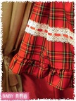 baby jsk tartancheckribbonshirring add3