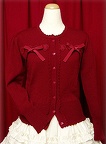 baby cardigan ribbonthroughheartlace