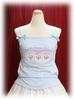 baby camisole cherryribbonprintgingham color