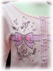 baby cardigan ribbonmotifprint add2