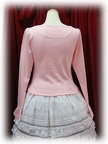 baby cardigan ribbonmotifprint add1