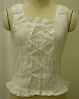 baby camisole shirringswitching color1