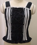 baby camisole shirringswitching color2