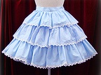 baby skirt ginghamtriplebloomers
