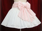 baby skirt ginghamcheckribbon