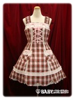 baby jsk tartancheckhemscalloped color