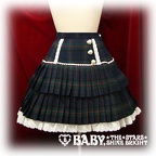 baby skirt tartandouble color1