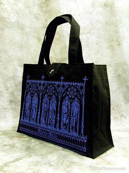 mmm totebag holystainedglassprint color