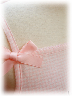 baby camisole cherryribbonprintgingham add3