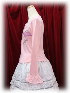 baby cardigan ribbonmotifprint add