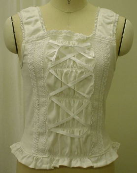 baby camisole shirringswitching color1