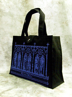 mmm totebag holystainedglassprint